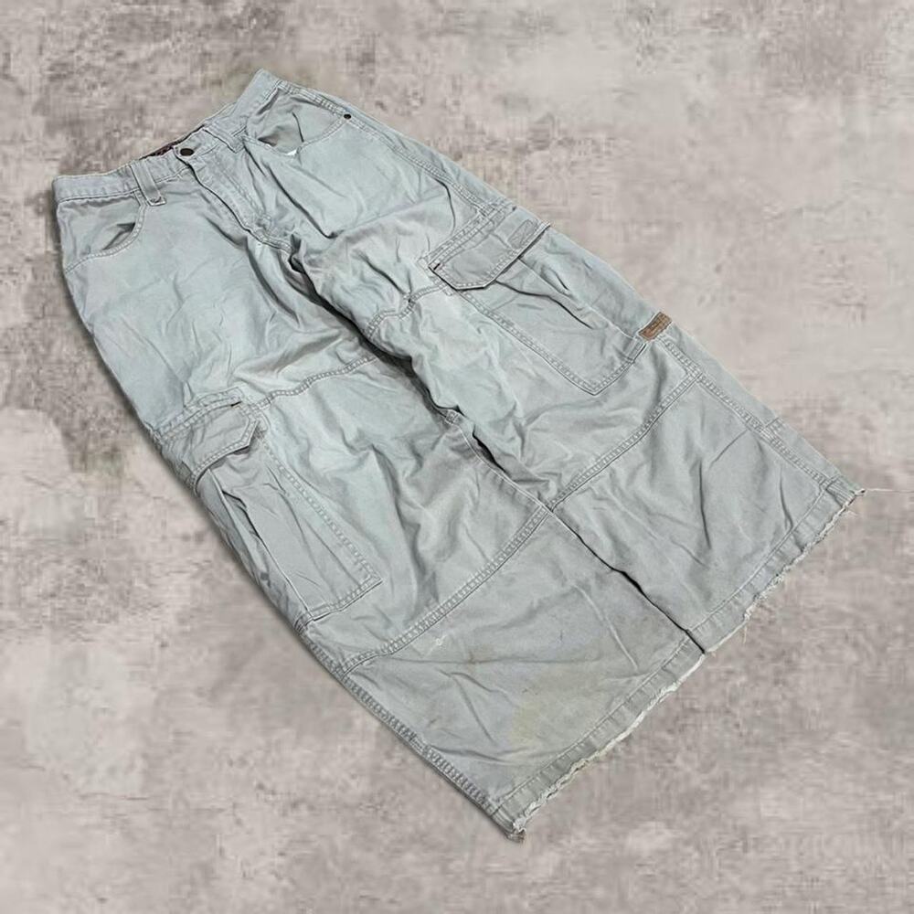JNCO khaki cargo jeans US 30x30 wide leg baggy 1990s vintage double knee grail